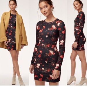 Aritzia Wilfred Fleure Mini dress with long sleeves